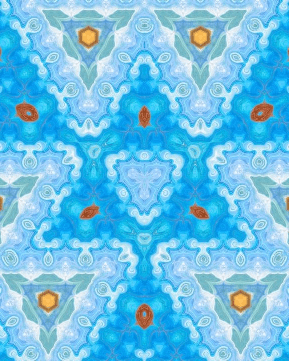 Kaleidoscope KL27 Digital Arts by Carole Ledoux | Artmajeur